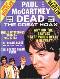 La copertina di una rivista dedicata alla "beffa" di Paul McCartney